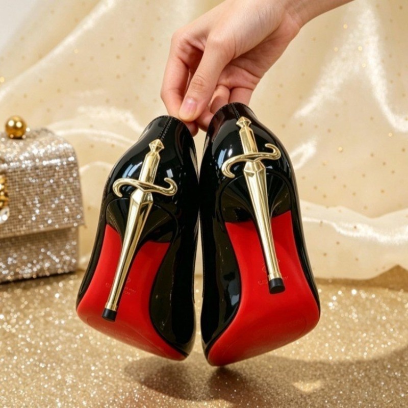 Dress Shoe Pointed - Women's Pumps Temperament Pointed Stiletto Heels