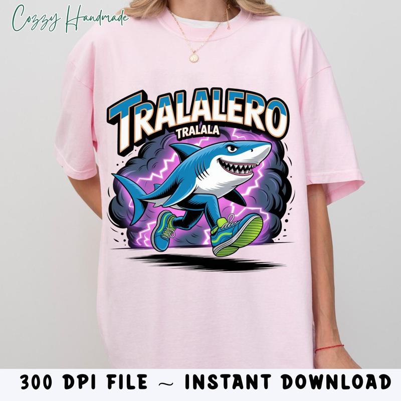Men Shoes Png - Tralalero Tralala Funny Shark Meme Png