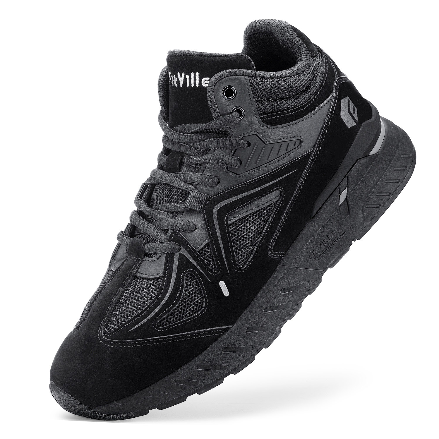 Men'S Shoes Basketball - FitVille Men's High-Top Basketball Shoes Widened