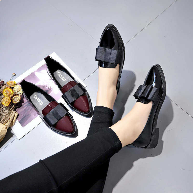 Black/ Wine Red Patent Leather - Dress Shoe Pointed のレビューと価格