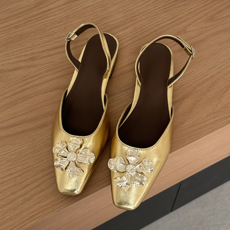Aneikeh Golden Fashion Flower  - Dress Shoe Pointed のレビューと価格