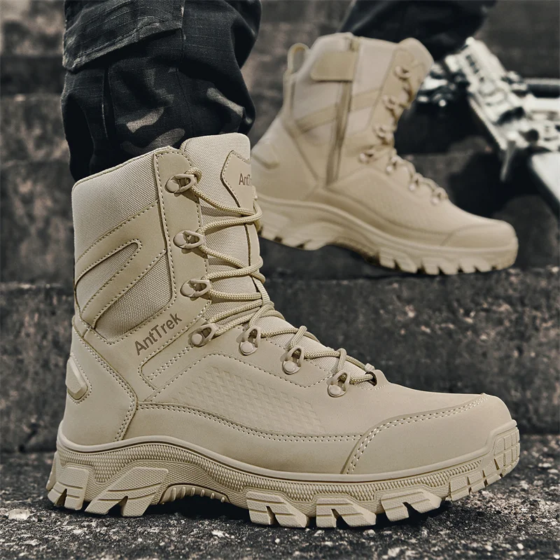 New Men Tactical Boots Hunting - Men Shoes Type のレビューと価格