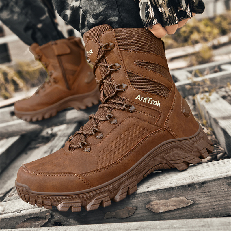 New Men Tactical Boots Hunting - Men Shoes Type のレビューと価格