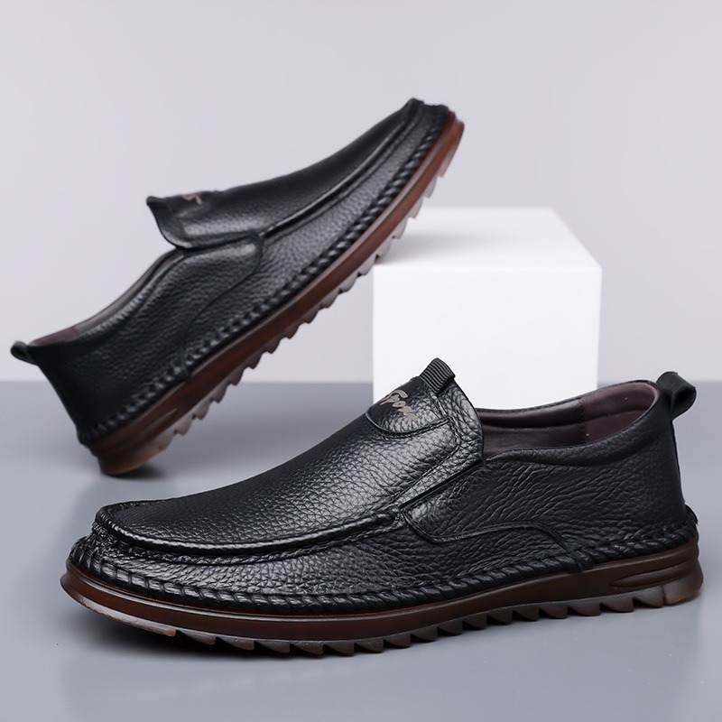 Men's Genuine Leather Shoes 20 - Men'S Shoes Size 43 In Us のレビューと価格
