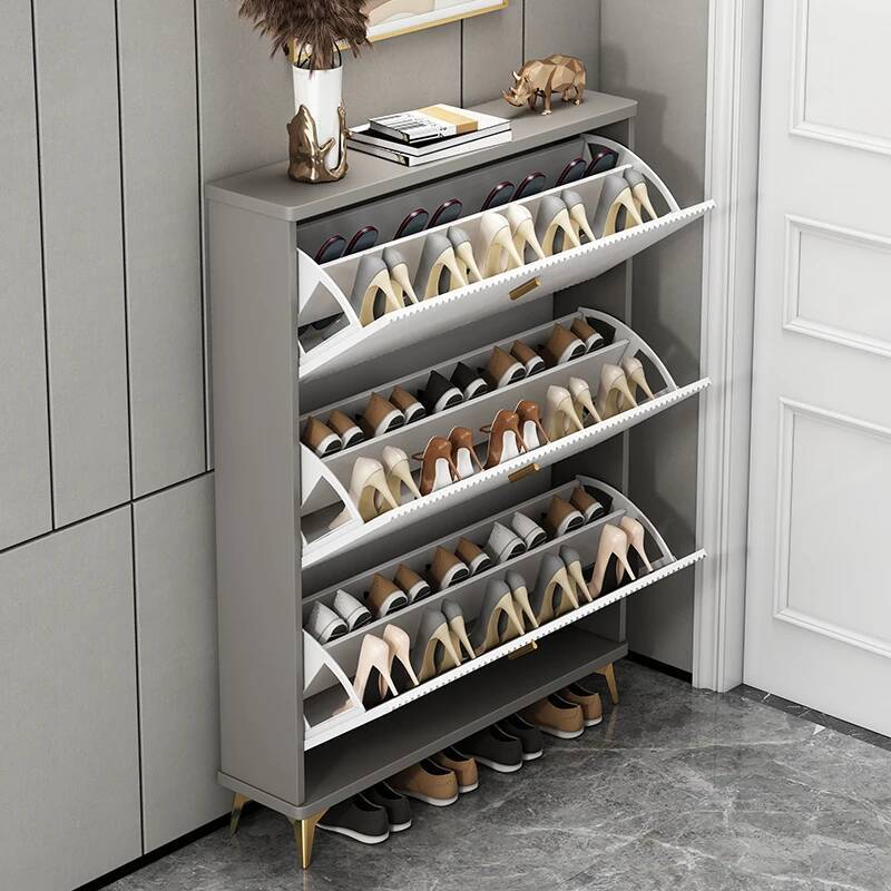 Modern Minimalist Shoe Cabinet - Men Shoes Rack のレビューと価格