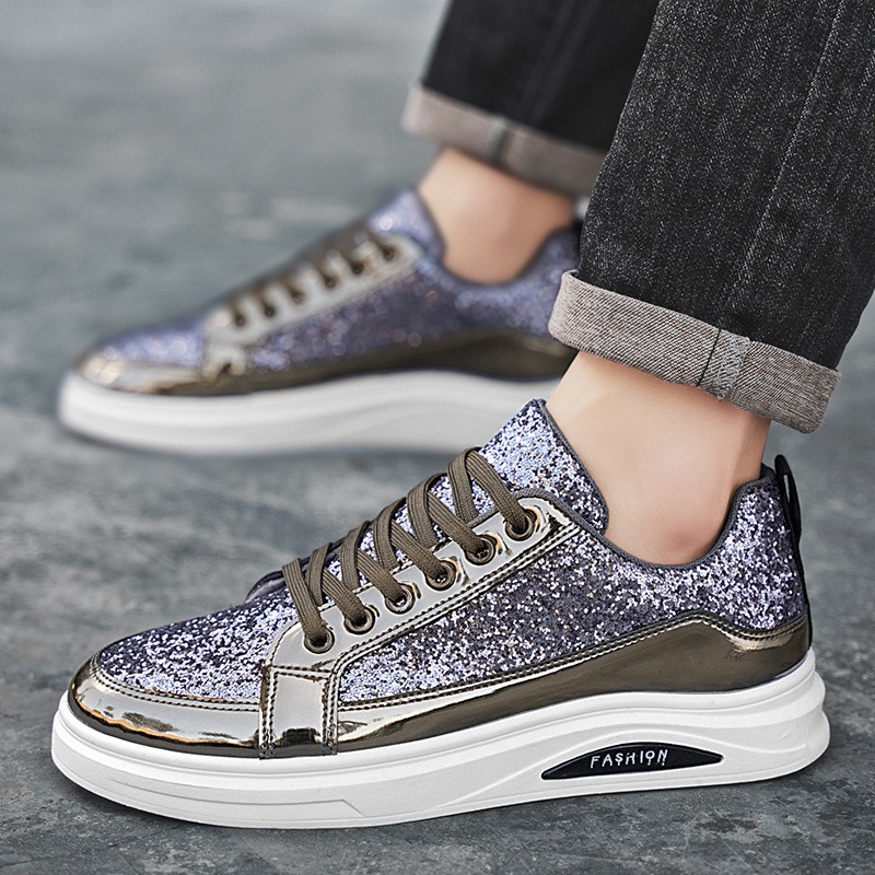Gold Men's Sneakers 2025 New L - Men'S Shoes Size 43 In Us のレビューと価格