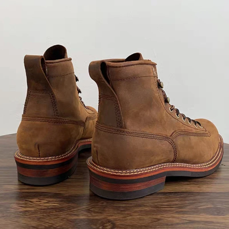 Vintage British Men Ankle Boot - Men Shoes Type のレビューと価格