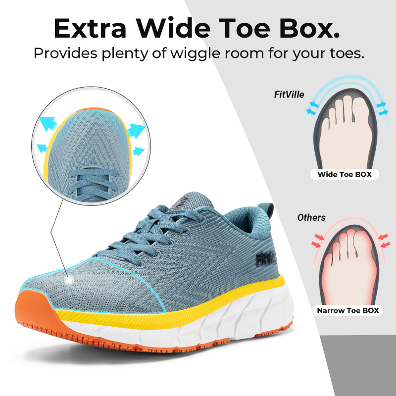 FitVille Wide Toe Box Men'S Sh - Men'S Shoes For Wide Feet のレビューと価格