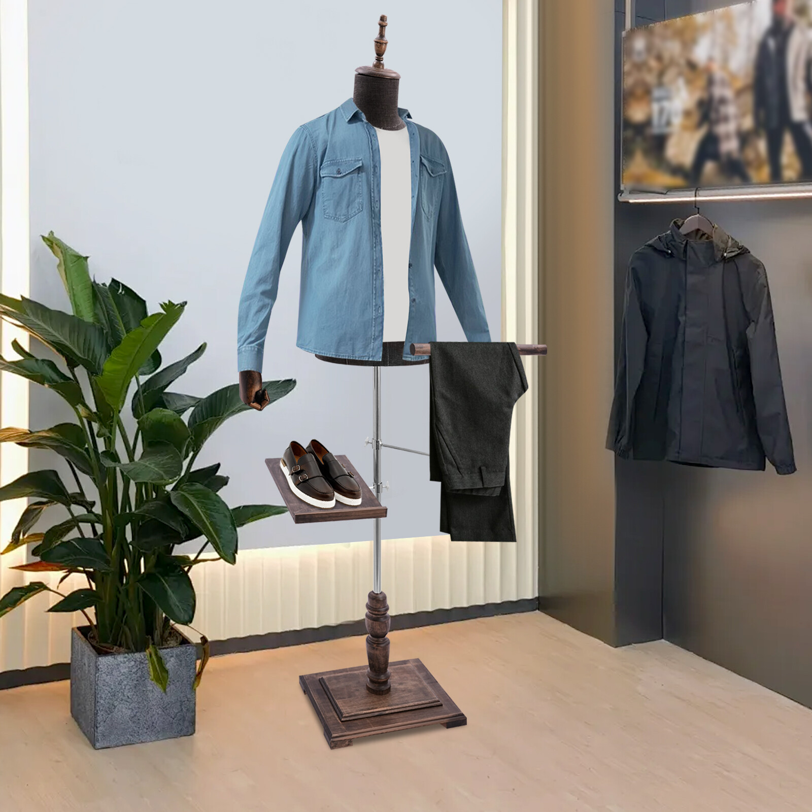 Male Mannequin with Arms, Pant - Men Shoes Rack のレビューと価格