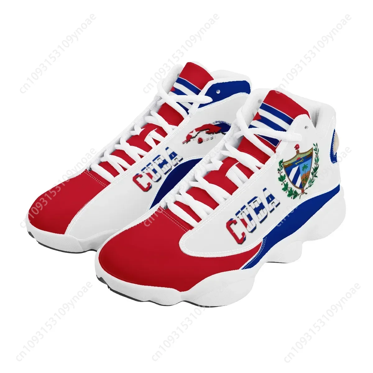 CUBA Flag Print Cool Men Baske - Men'S Shoes Basketball のレビューと価格