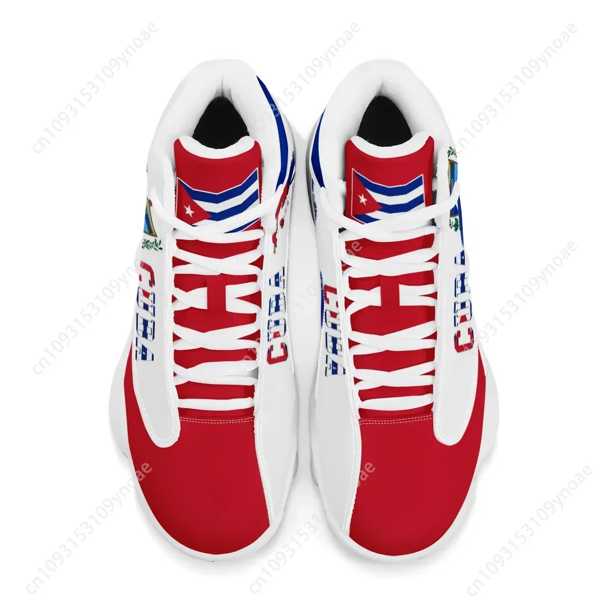 CUBA Flag Print Cool Men Baske - Men'S Shoes Basketball のレビューと価格