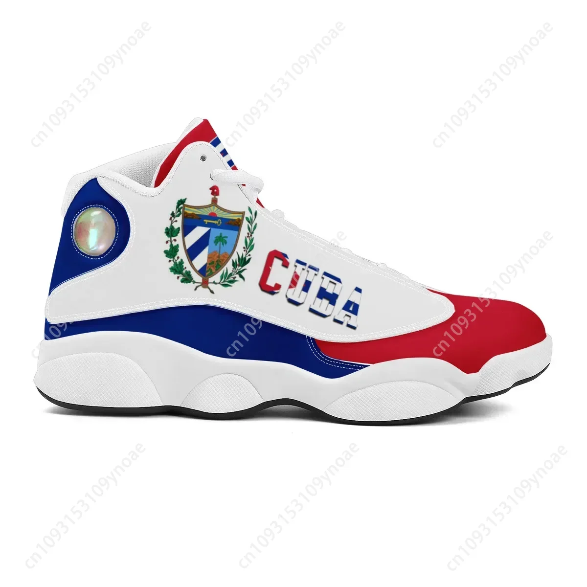 CUBA Flag Print Cool Men Baske - Men'S Shoes Basketball のレビューと価格