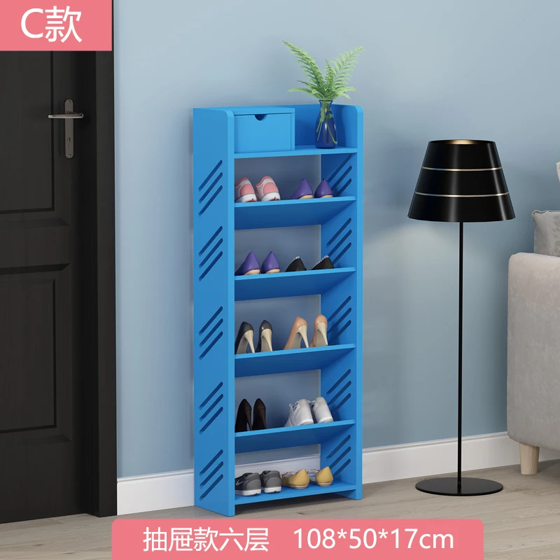 Fashion Simple Ultra-Narrow Ob - Men Shoes Rack のレビューと価格