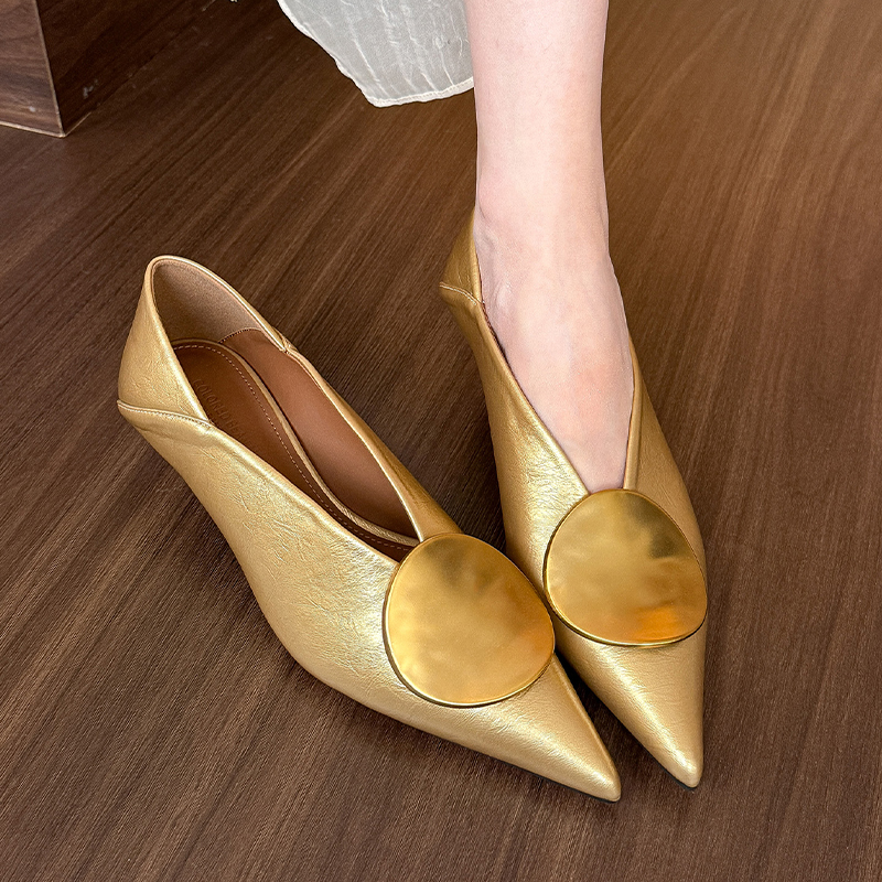 Luxury Women Metal Buckle Desi - Dress Shoe Pointed のレビューと価格