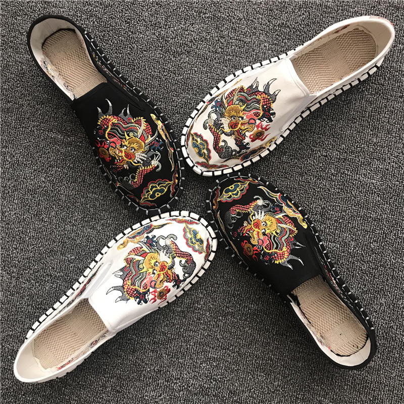 36-45 Men Casual Shoes Embroid - Men Shoes China のレビューと価格