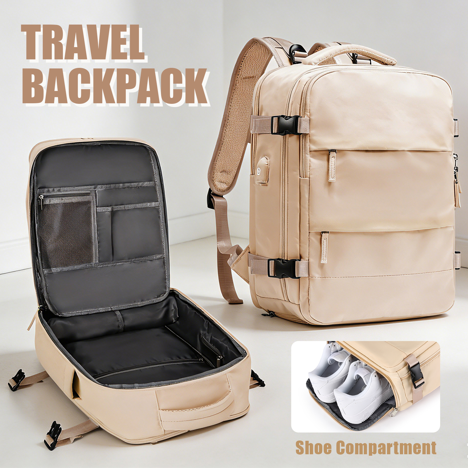 Large Travel Backpack for Men  - Men Shoes China のレビューと価格