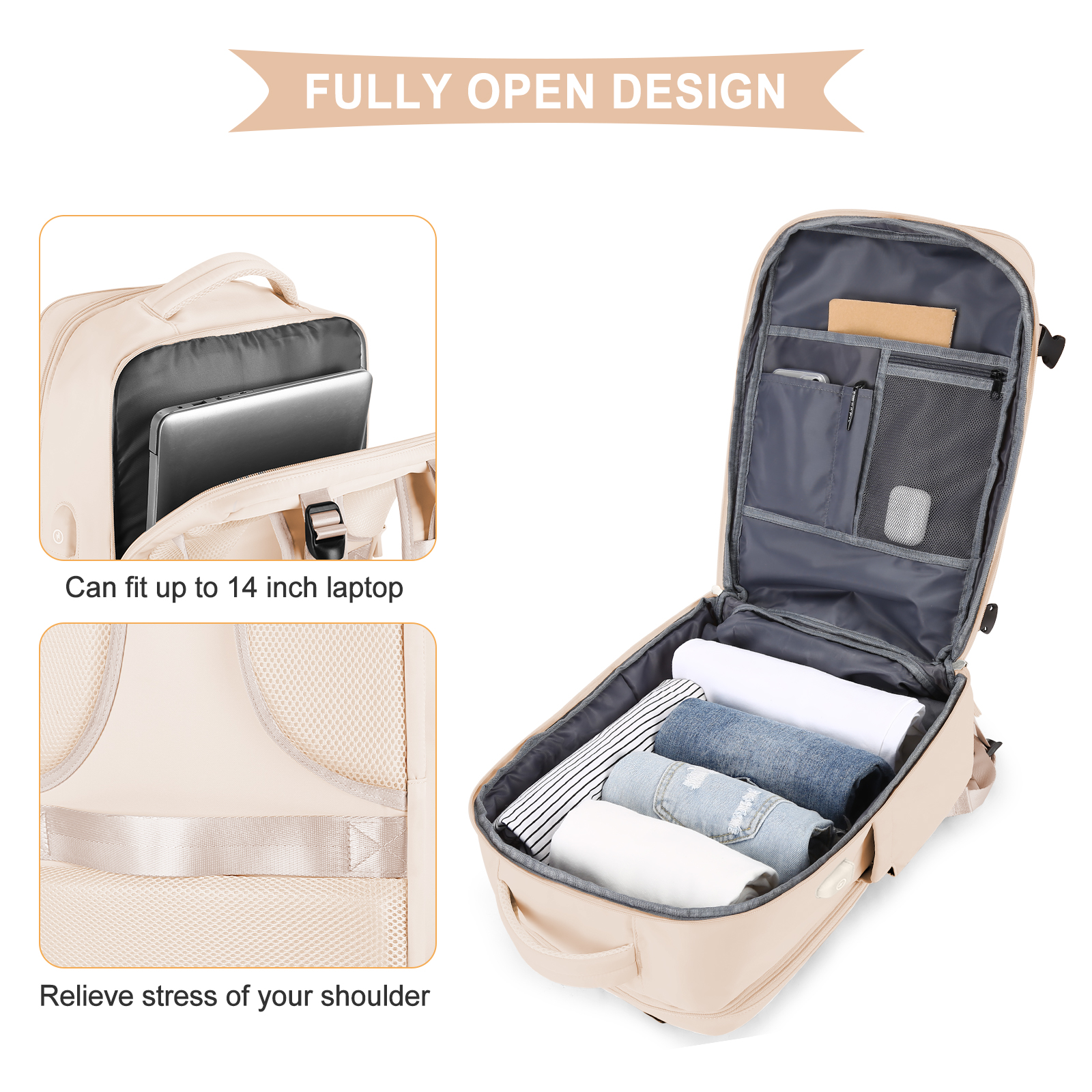Large Travel Backpack for Men  - Men Shoes China のレビューと価格