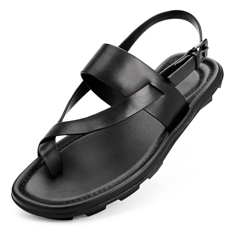 Genuine Leather Mens Sandals L - Men'S Shoes Size 43 In Us のレビューと価格