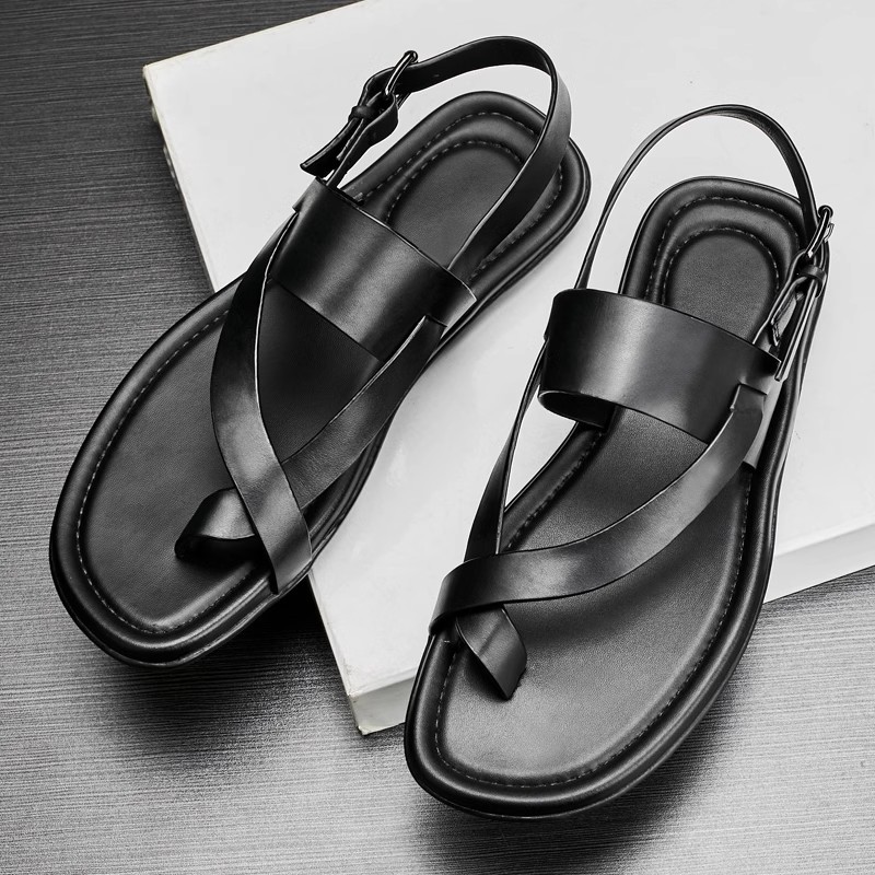 Genuine Leather Mens Sandals L - Men'S Shoes Size 43 In Us のレビューと価格