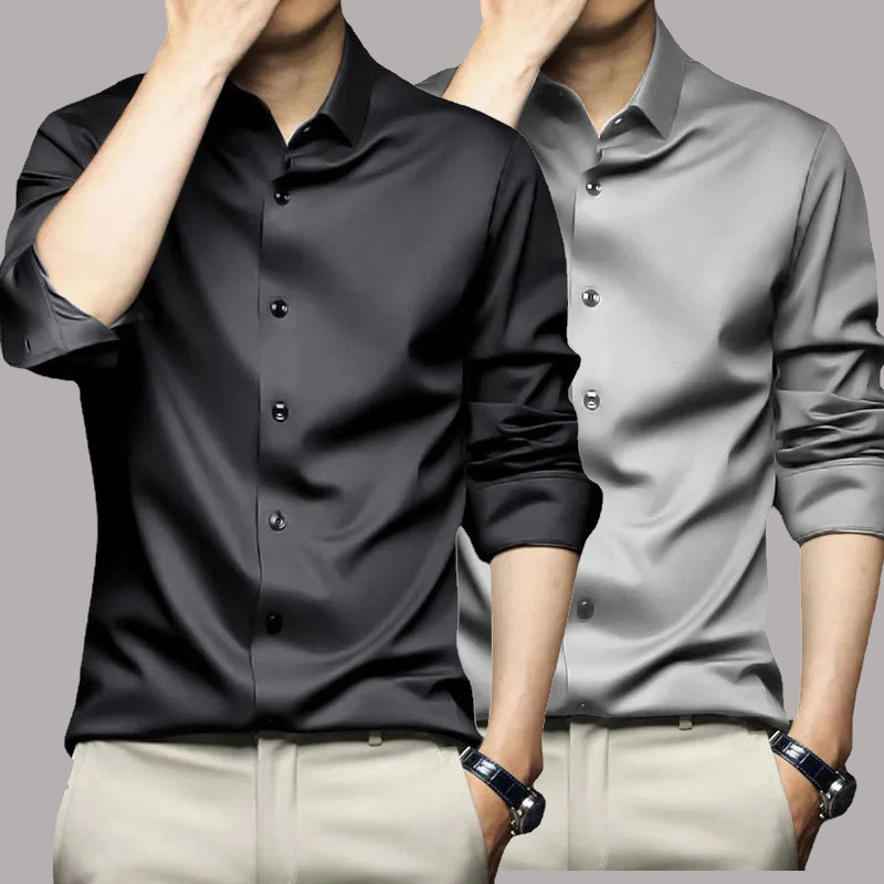 S-5XL Men's Shirt Long Sleeve  - Men Shoes Zara のレビューと価格