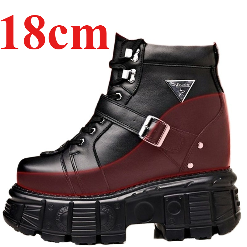 Genuine Leather Motorcycle Boo - Men Shoes Type のレビューと価格