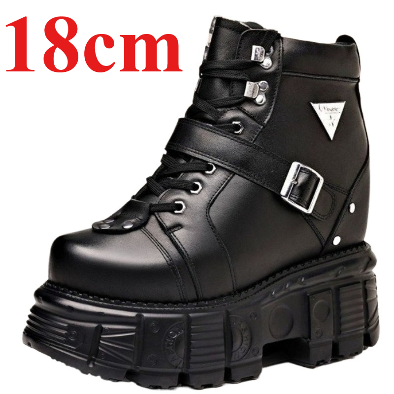 Genuine Leather Motorcycle Boo - Men Shoes Type のレビューと価格