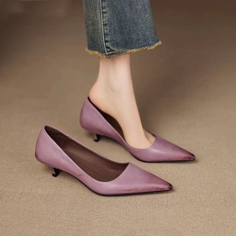 Sexy Pink Thin High Heels Pump - Dress Shoe Pointed のレビューと価格