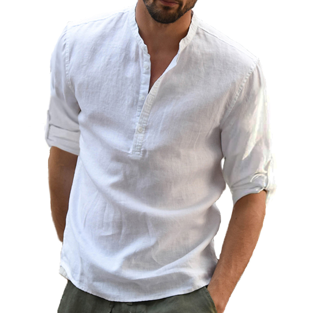 KB New Men's Casual Blouse Cot - Men Shoes Zara のレビューと価格