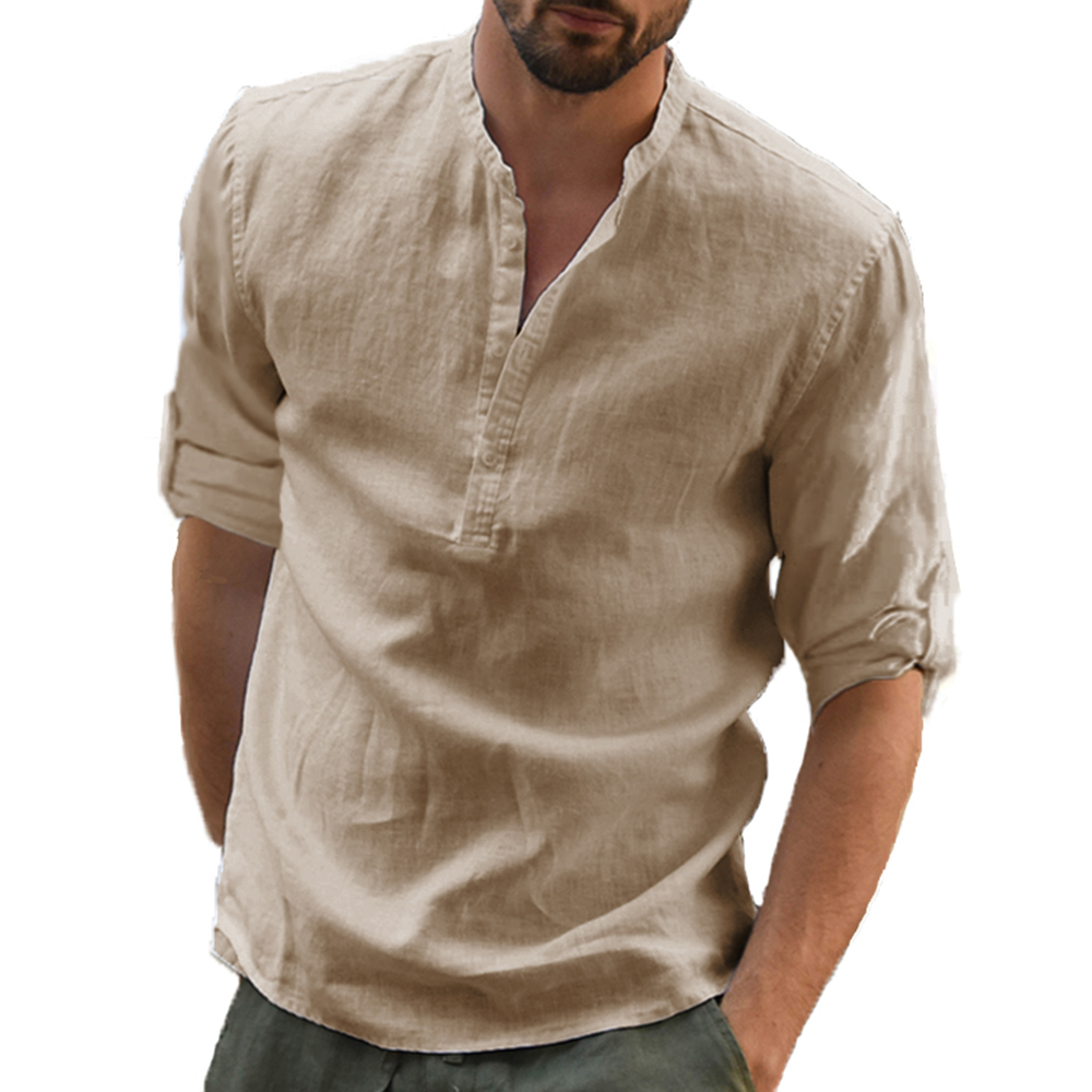KB New Men's Casual Blouse Cot - Men Shoes Zara のレビューと価格