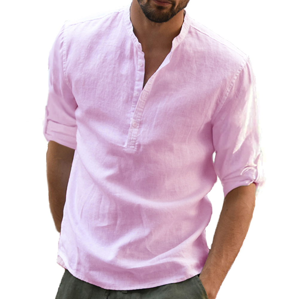 KB New Men's Casual Blouse Cot - Men Shoes Zara のレビューと価格