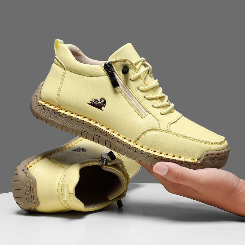 Women's Sneakers Handmade Leat - Men Shoes Type のレビューと価格